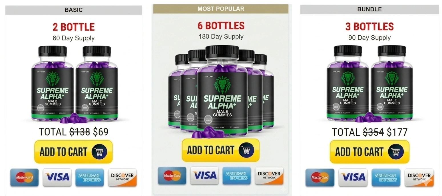 Supreme Alpha Official Price Packages and Discount Offers